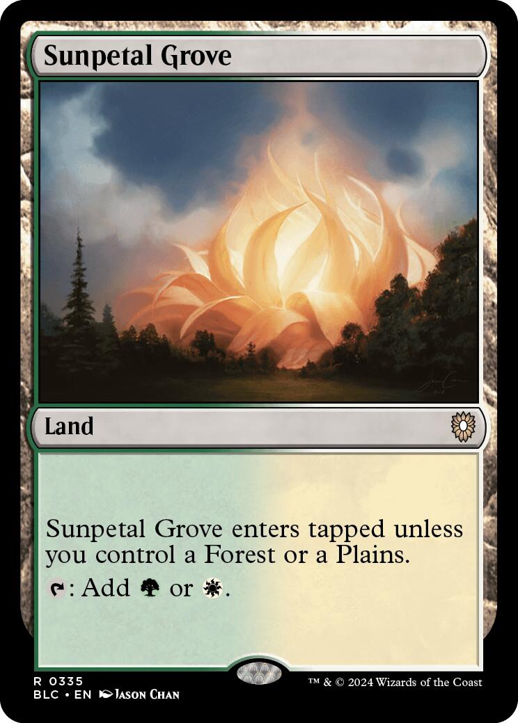 Sunpetal Grove [Bloomburrow Commander] - Trinity Hobby