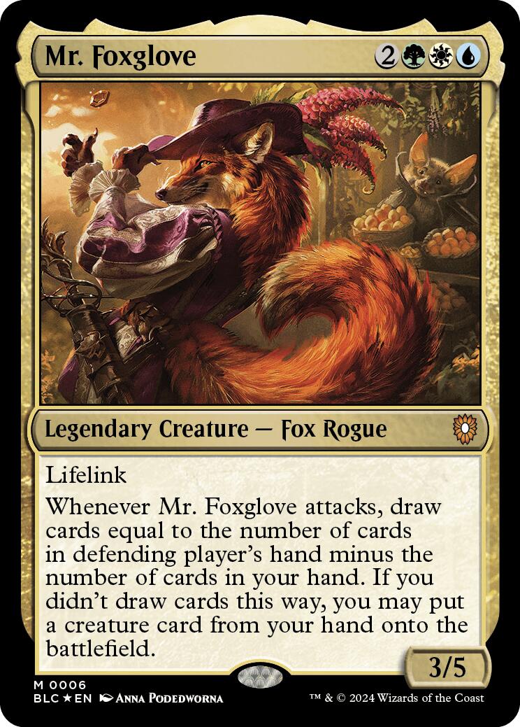 Mr. Foxglove [Bloomburrow Commander] - Trinity Hobby