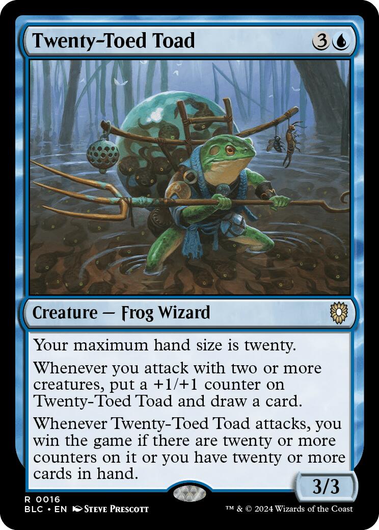 Twenty-Toed Toad [Bloomburrow Commander] - Trinity Hobby