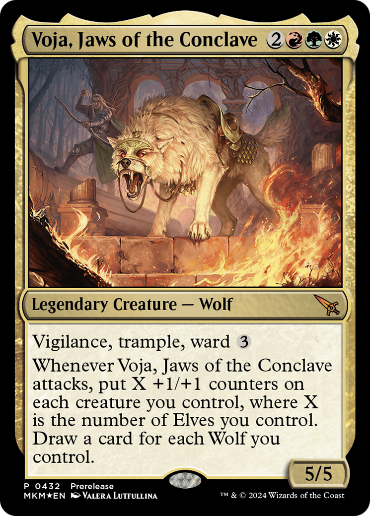 Voja, Jaws of the Conclave [Murders at Karlov Manor Prerelease Promos] - Trinity Hobby