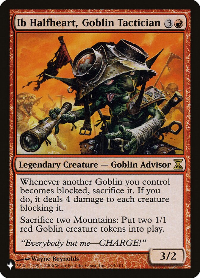 Ib Halfheart, Goblin Tactician [The List] - Trinity Hobby