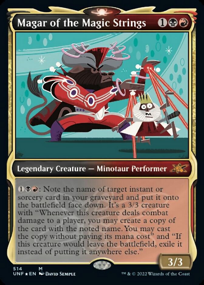 Magar of the Magic Strings (Showcase) (Galaxy Foil) [Unfinity] - Trinity Hobby