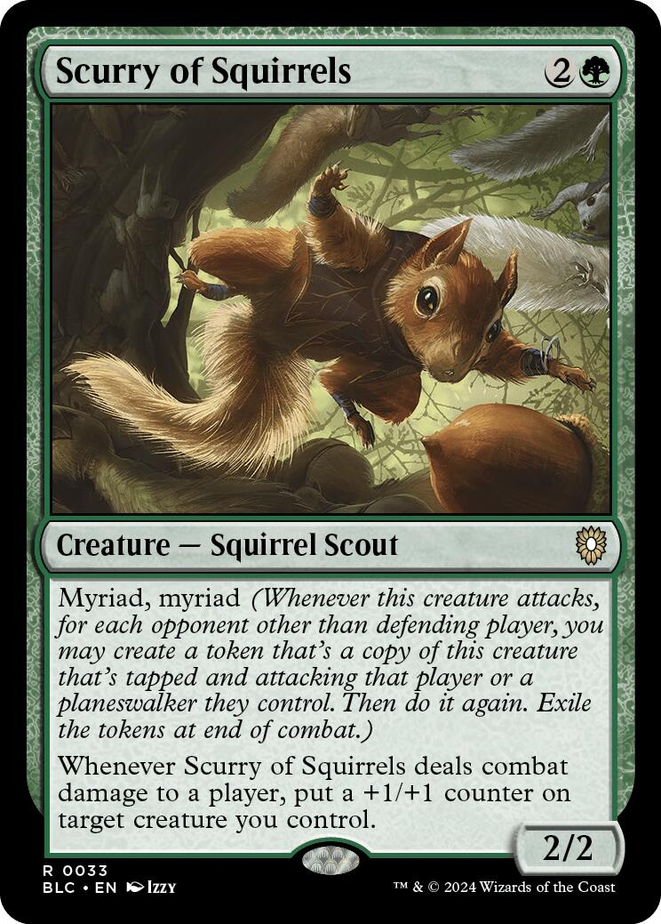 Scurry of Squirrels [Bloomburrow Commander] - Trinity Hobby
