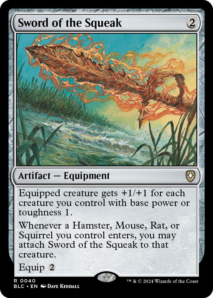 Sword of the Squeak [Bloomburrow Commander] - Trinity Hobby