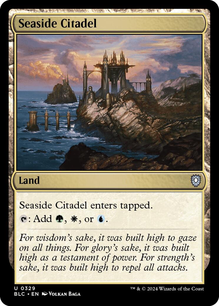 Seaside Citadel [Bloomburrow Commander] - Trinity Hobby