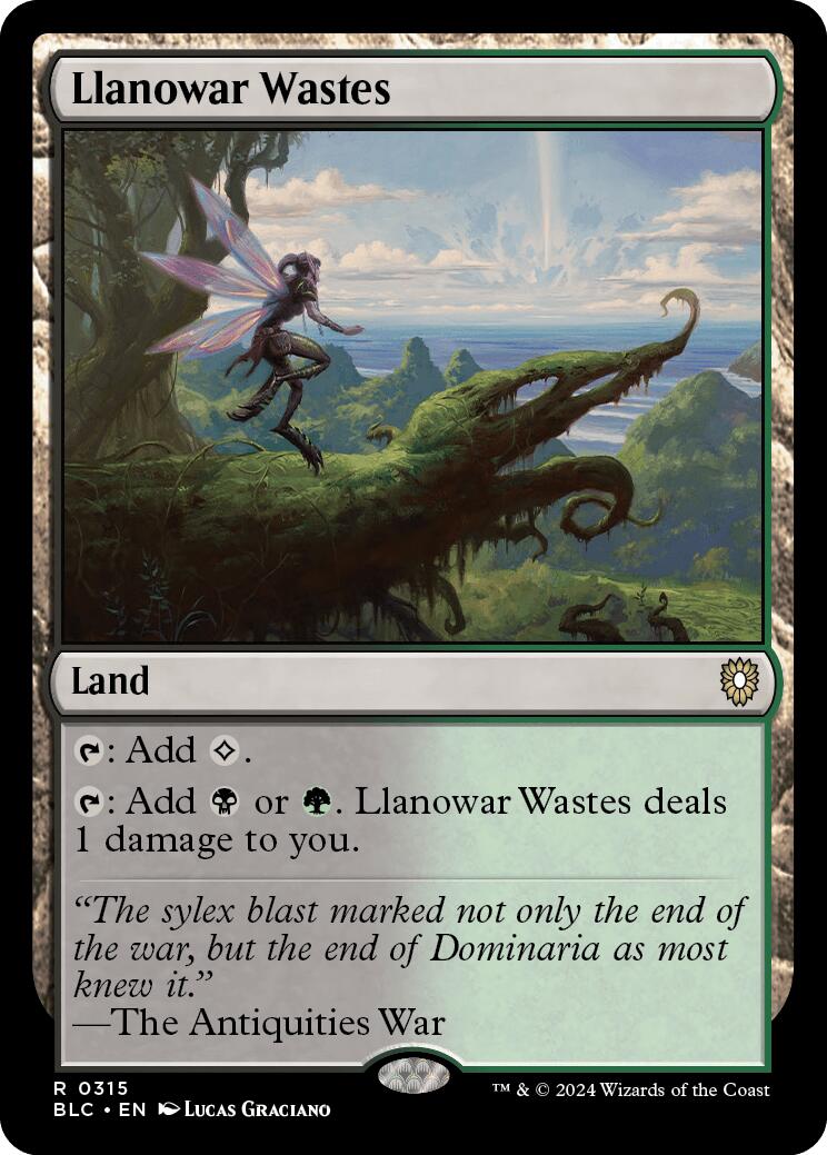 Llanowar Wastes [Bloomburrow Commander] - Trinity Hobby