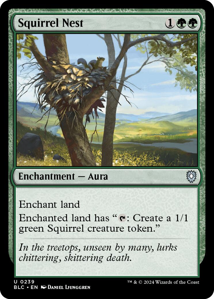 Squirrel Nest [Bloomburrow Commander] - Trinity Hobby