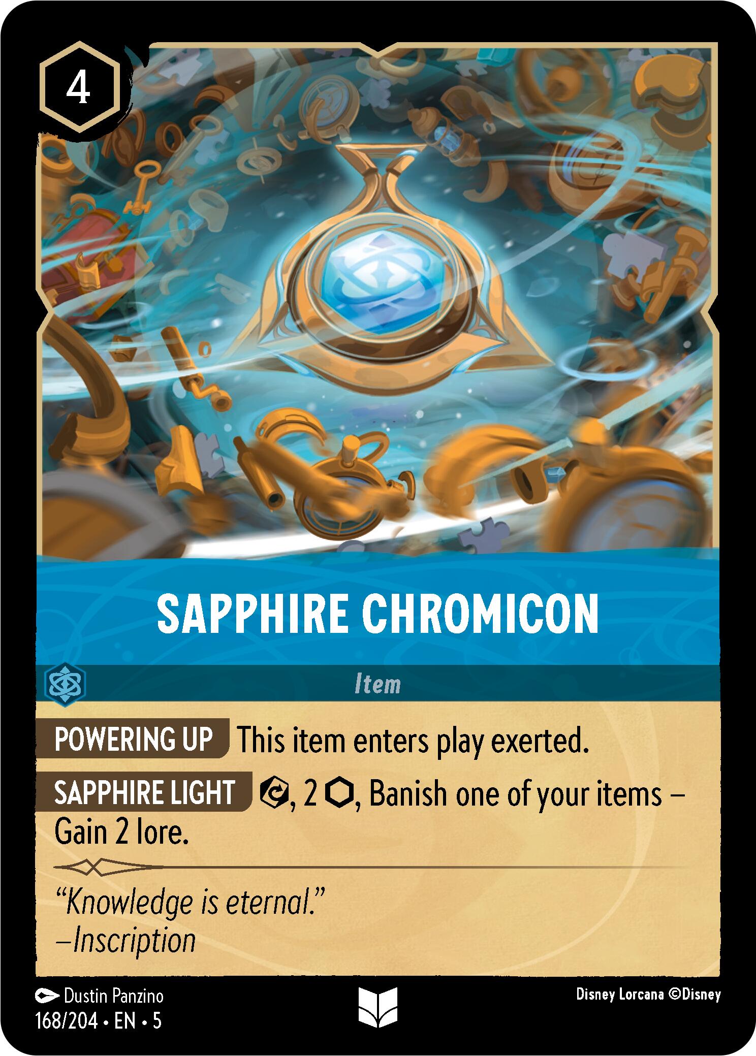 Sapphire Chromicon (168/204) [Shimmering Skies] - Trinity Hobby