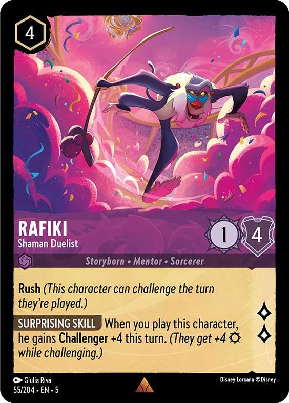 Rafiki - Shaman Duelist (55/204) [Shimmering Skies] - Trinity Hobby