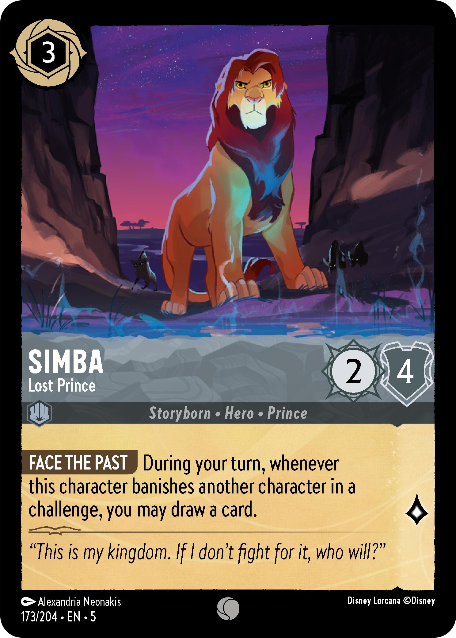 Simba - Lost Prince (173/204) [Shimmering Skies] - Trinity Hobby