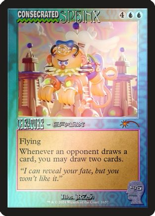 Consecrated Sphinx (1657) (Rainbow Foil) (SLD-1657) - [Secret Lair Drop Series] Foil - Trinity Hobby