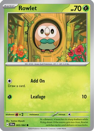 Rowlet (003/064) [Scarlet & Violet: Shrouded Fable] - Trinity Hobby