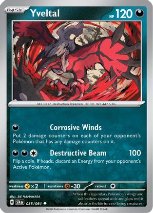 Yveltal (035/064) [Scarlet & Violet: Shrouded Fable] - Trinity Hobby