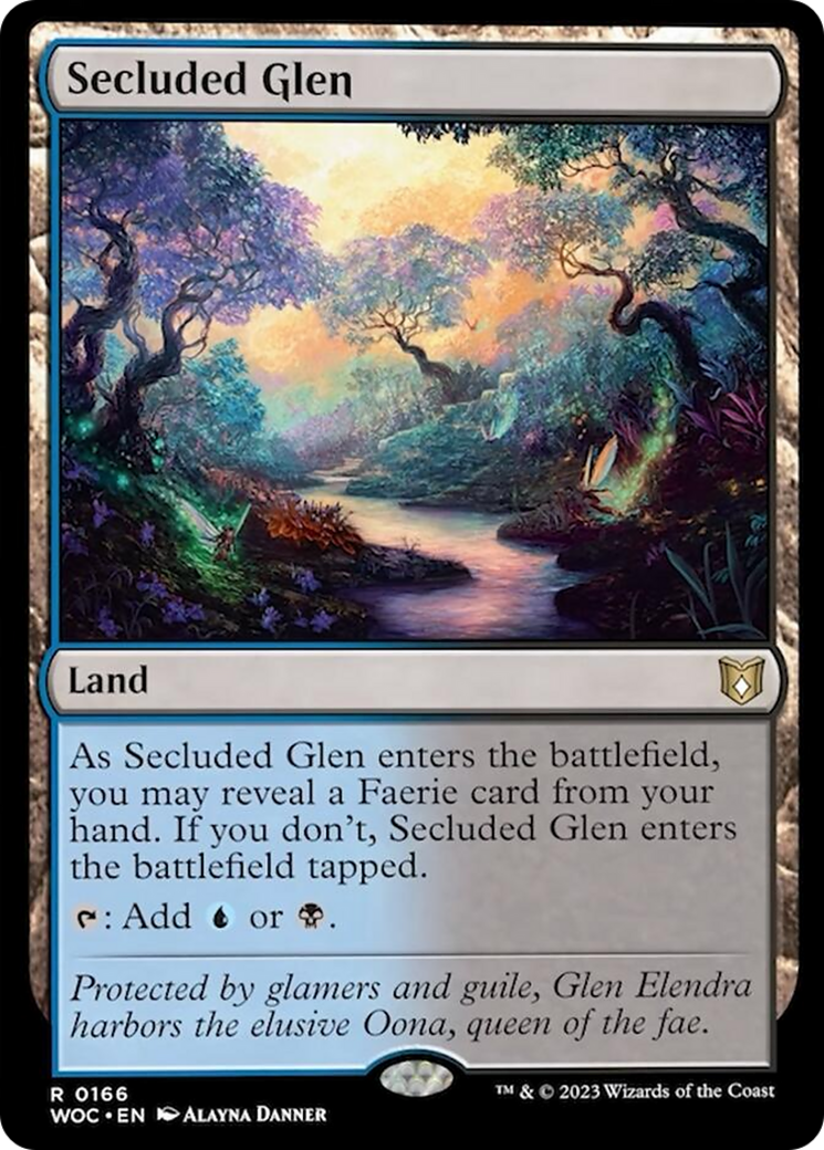 Secluded Glen [Wilds of Eldraine Commander] - Trinity Hobby