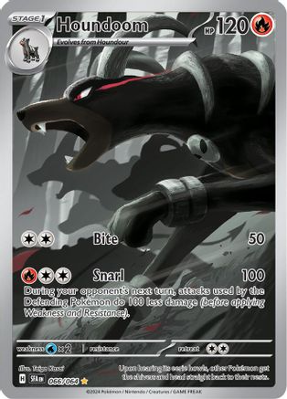 Houndoom (066/064) [Scarlet & Violet: Shrouded Fable] - Trinity Hobby
