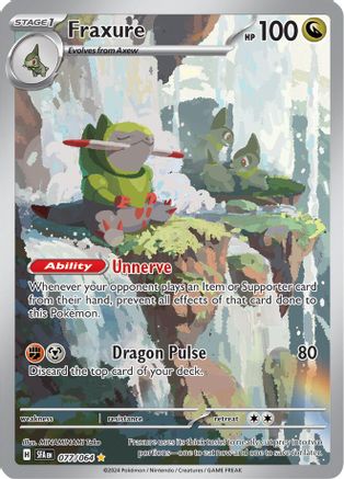 Fraxure (077/064) [Scarlet & Violet: Shrouded Fable] - Trinity Hobby