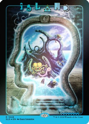 Island (1648) (Rainbow Foil) (SLD-1648) - [Secret Lair Drop Series] Foil - Trinity Hobby
