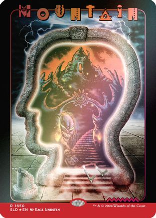 Mountain (1650) (Rainbow Foil) (SLD-1650) - [Secret Lair Drop Series] Foil - Trinity Hobby