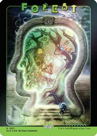 Forest (1651) (Rainbow Foil) (SLD-1651) - [Secret Lair Drop Series] Foil - Trinity Hobby