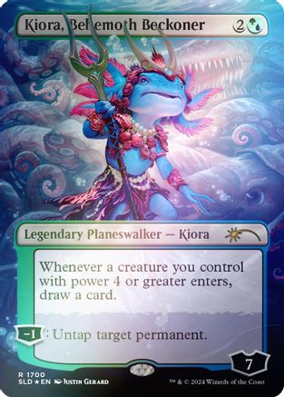 Kiora, Behemoth Beckoner (Rainbow Foil) (SLD-1700) - [Secret Lair Drop Series] Foil - Trinity Hobby
