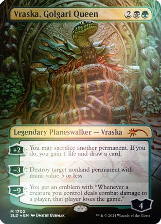 Vraska, Golgari Queen (1702) (Rainbow Foil) (SLD-1702) - [Secret Lair Drop Series] Foil - Trinity Hobby