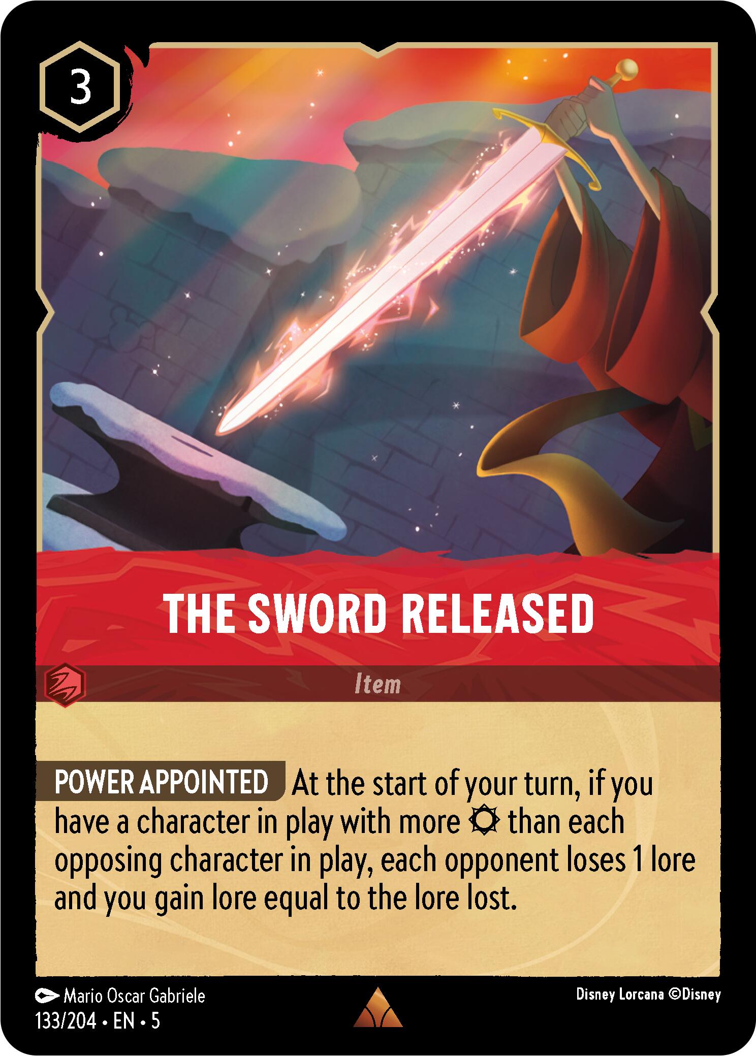 The Sword Released (133/204) [Shimmering Skies] - Trinity Hobby