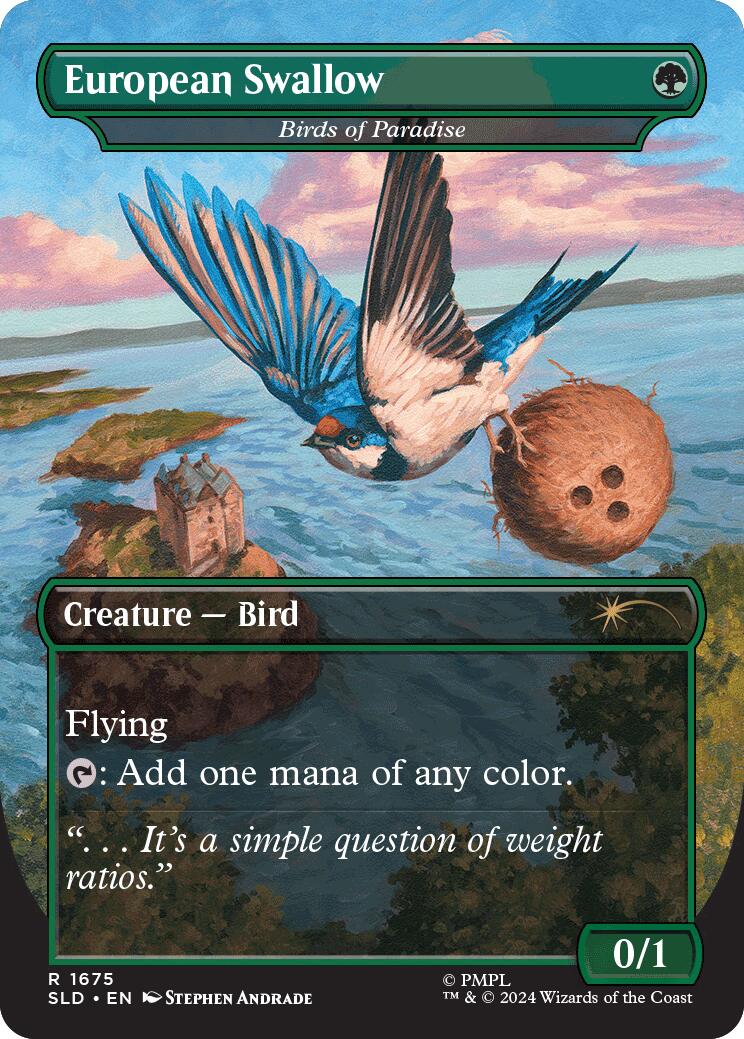 African Swallow - Birds of Paradise [Secret Lair Drop Series] - Trinity Hobby
