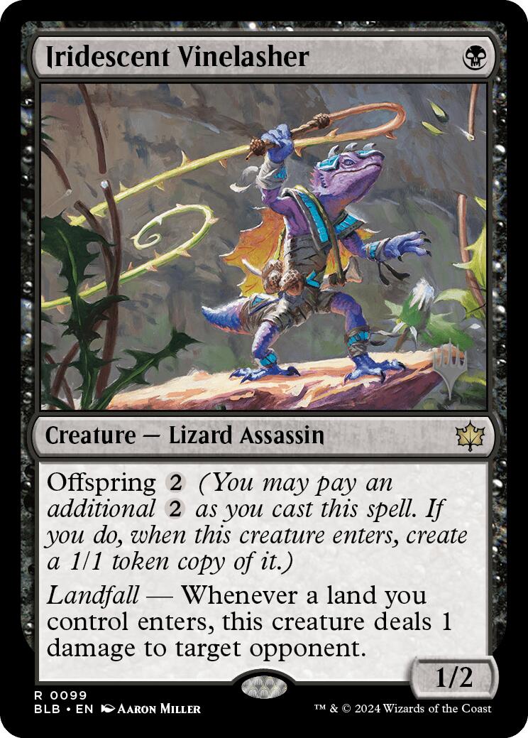 Iridescent Vinelasher (Promo Pack) [Bloomburrow Promos] - Trinity Hobby