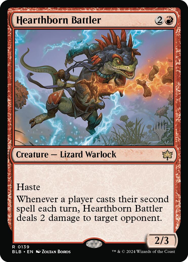 Hearthborn Battler (Promo Pack) [Bloomburrow Promos] - Trinity Hobby