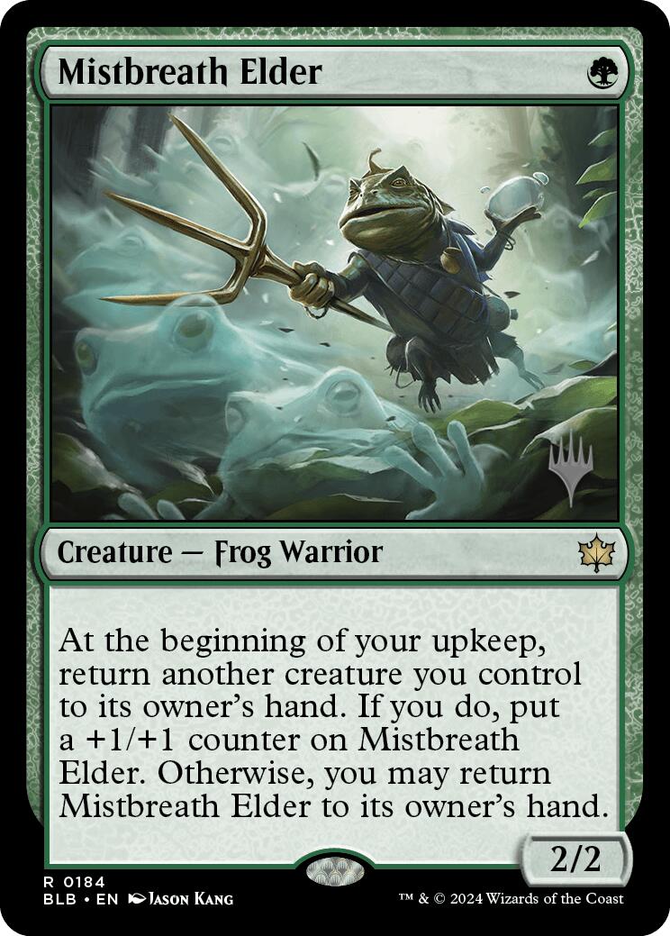 Mistbreath Elder (Promo Pack) [Bloomburrow Promos] - Trinity Hobby