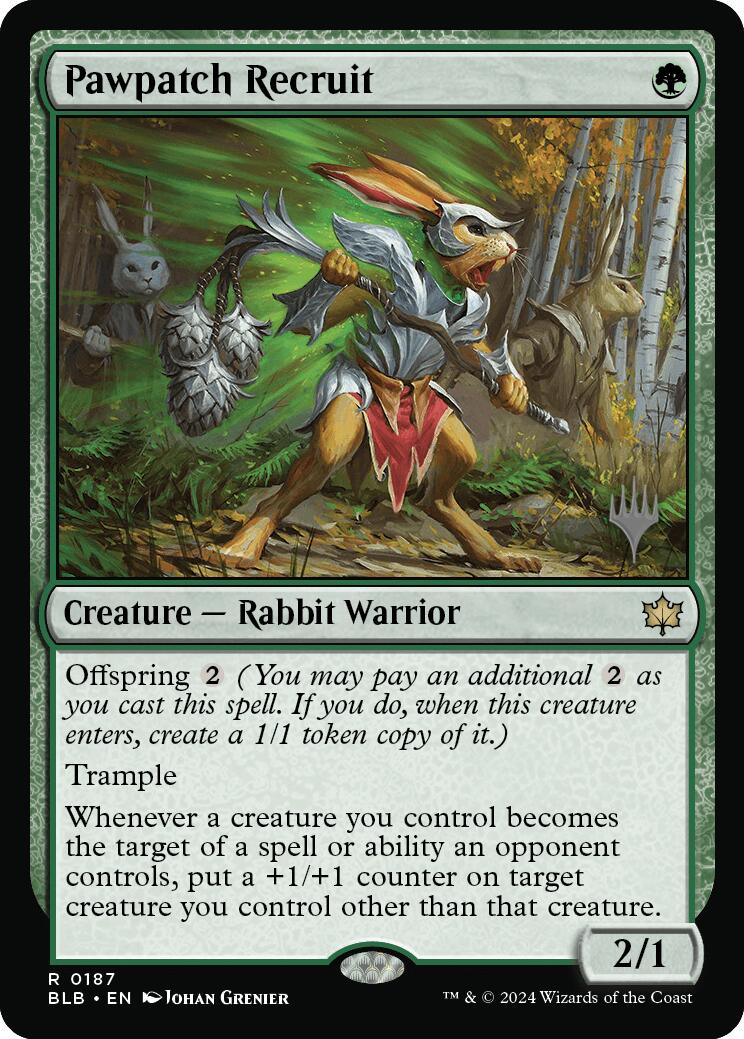 Pawpatch Recruit (Promo Pack) [Bloomburrow Promos] - Trinity Hobby