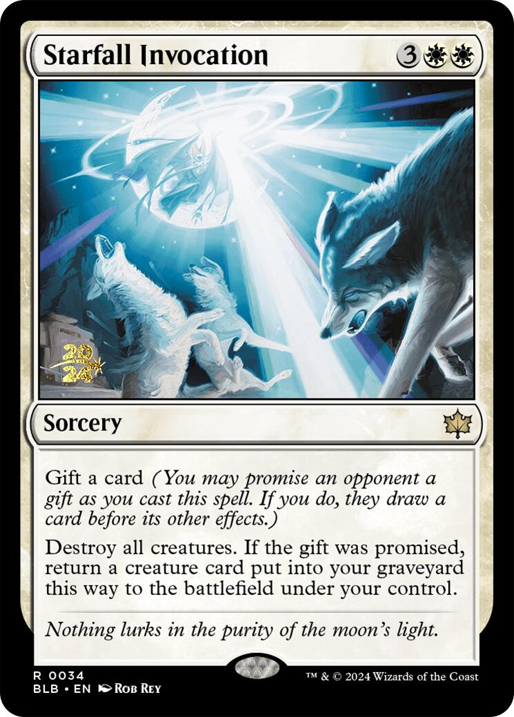 Starfall Invocation [Bloomburrow Prerelease Promos] - Trinity Hobby