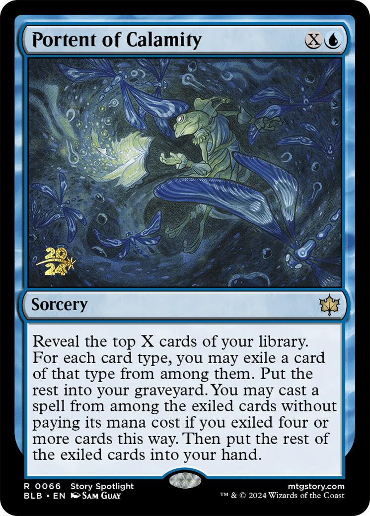 Portent of Calamity [Bloomburrow Prerelease Promos] - Trinity Hobby