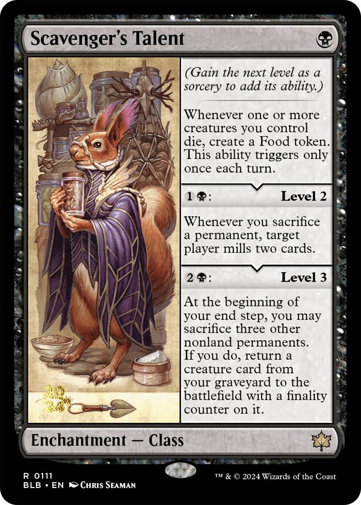 Scavenger's Talent [Bloomburrow Prerelease Promos] - Trinity Hobby