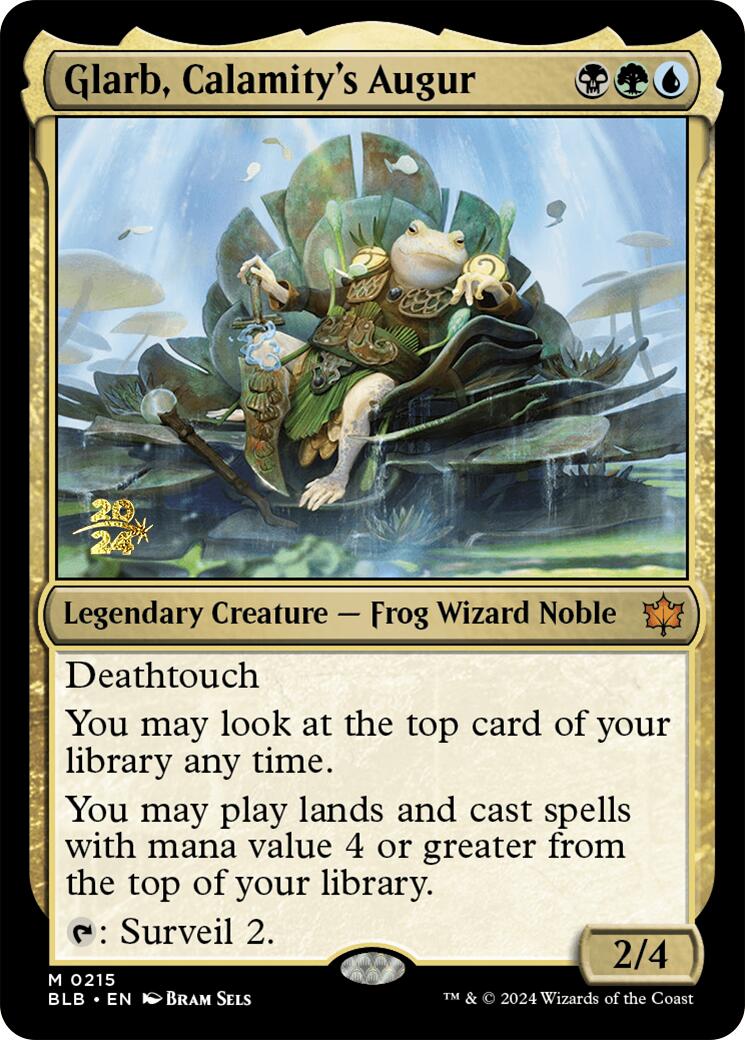 Glarb, Calamity's Augur [Bloomburrow Prerelease Promos] - Trinity Hobby