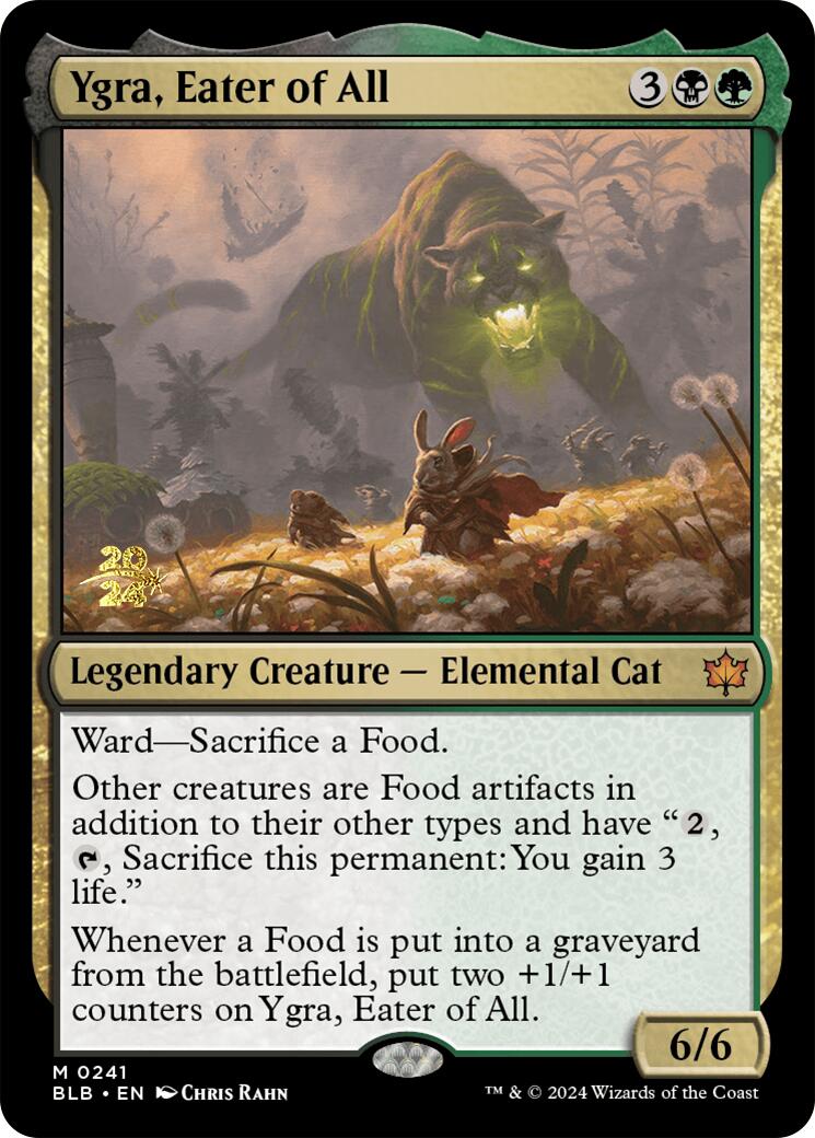 Ygra, Eater of All [Bloomburrow Prerelease Promos] - Trinity Hobby