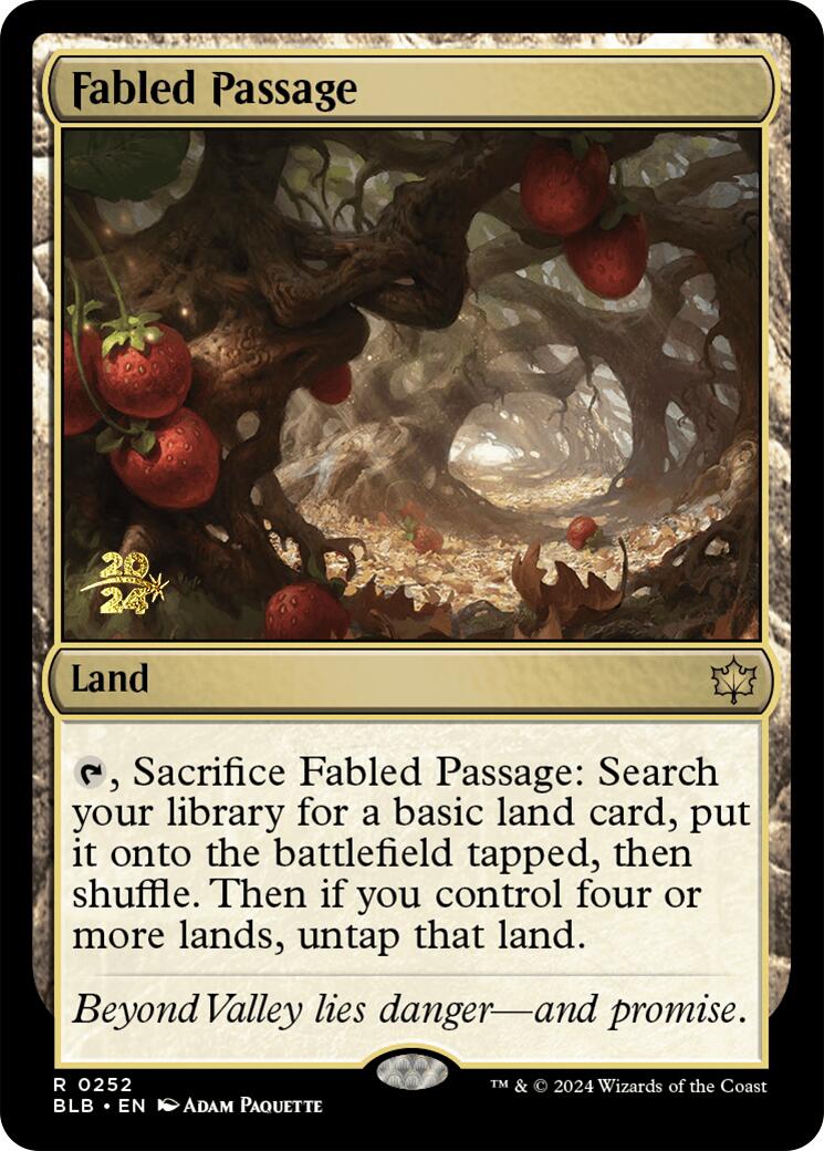 Fabled Passage [Bloomburrow Prerelease Promos] - Trinity Hobby
