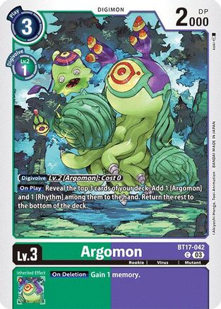 Argomon [BT17-042] - BT17-042 [Secret Crisis] - Trinity Hobby