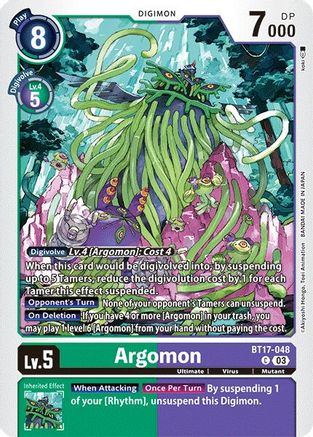 Argomon [BT17-048] - BT17-048 [Secret Crisis] - Trinity Hobby