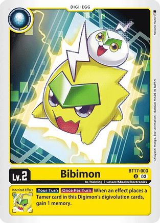 Bibimon [BT17-003] [Secret Crisis] - Trinity Hobby