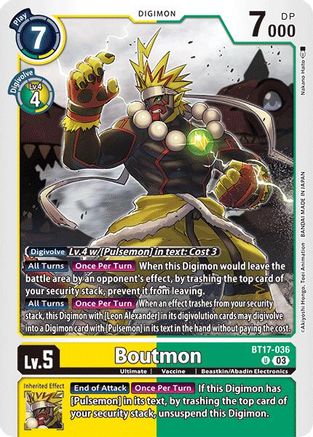 Boutmon [BT17-036] [Secret Crisis] - Trinity Hobby
