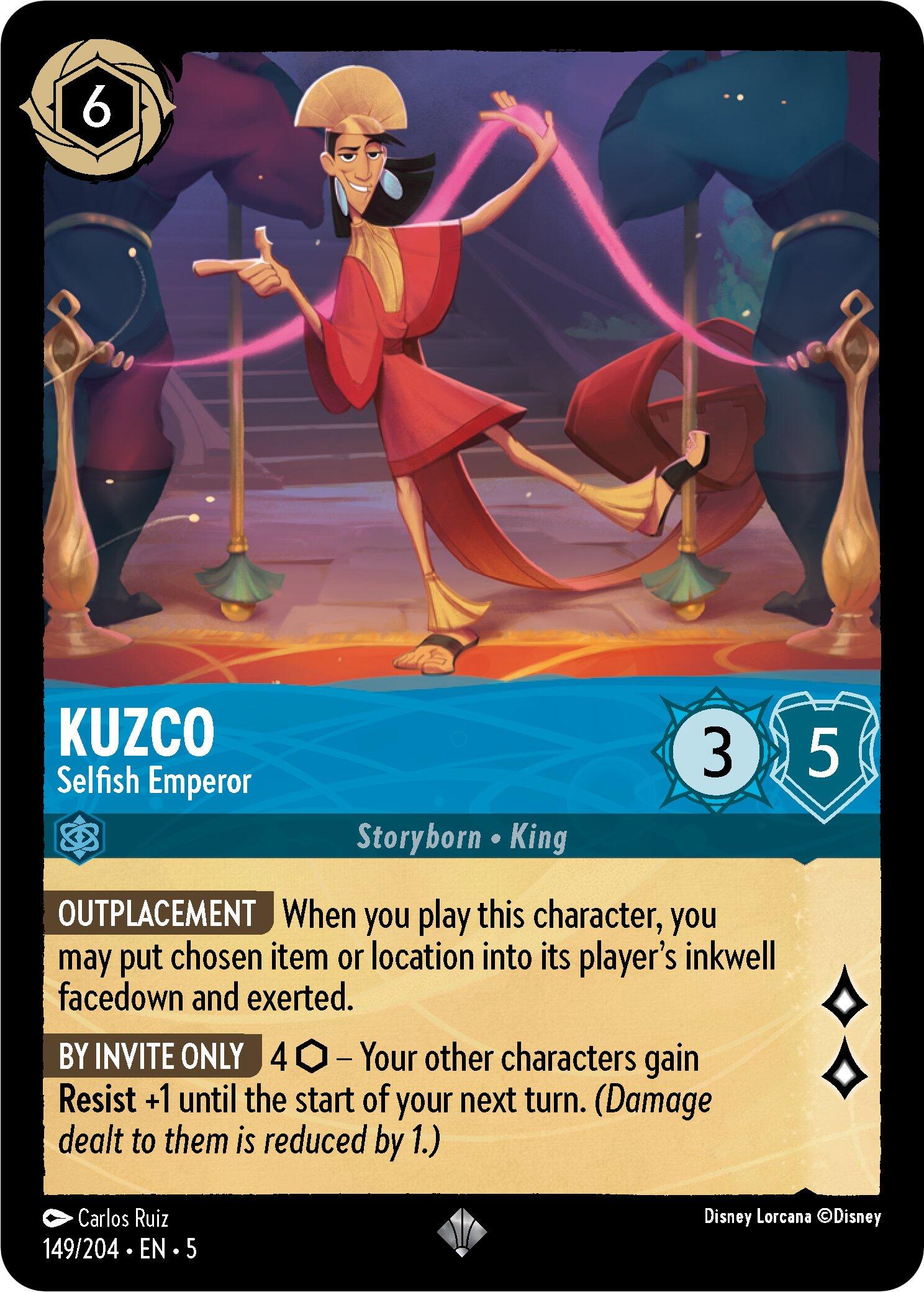 Kuzco - Selfish Emperor (149/204) [Shimmering Skies] - Trinity Hobby