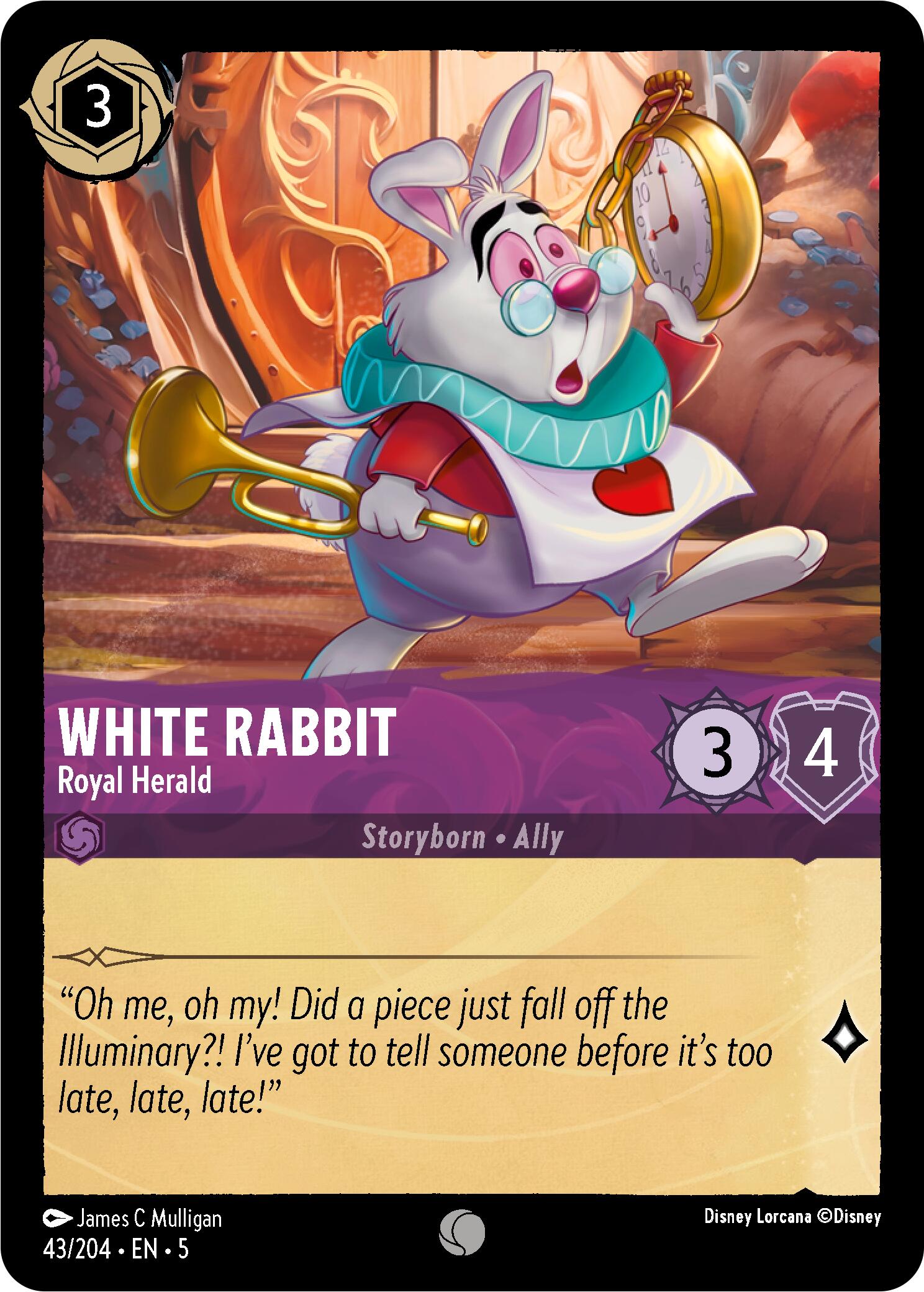 White Rabbit - Royal Herald (43/204) [Shimmering Skies] - Trinity Hobby