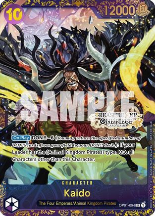 Kaido (Treasure Cup) (OP01-094) - [One Piece Promotion Cards] Foil - Trinity Hobby