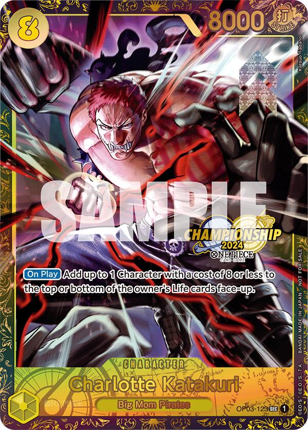 Charlotte Katakuri (Championship 2024) (OP03-123) - [One Piece Promotion Cards] Foil - Trinity Hobby