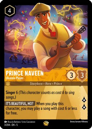 Prince Naveen - Ukulele Player (3/204) - [Shimmering Skies] - Trinity Hobby