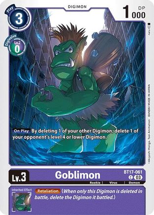 Goblimon [BT17-061] [Secret Crisis] - Trinity Hobby