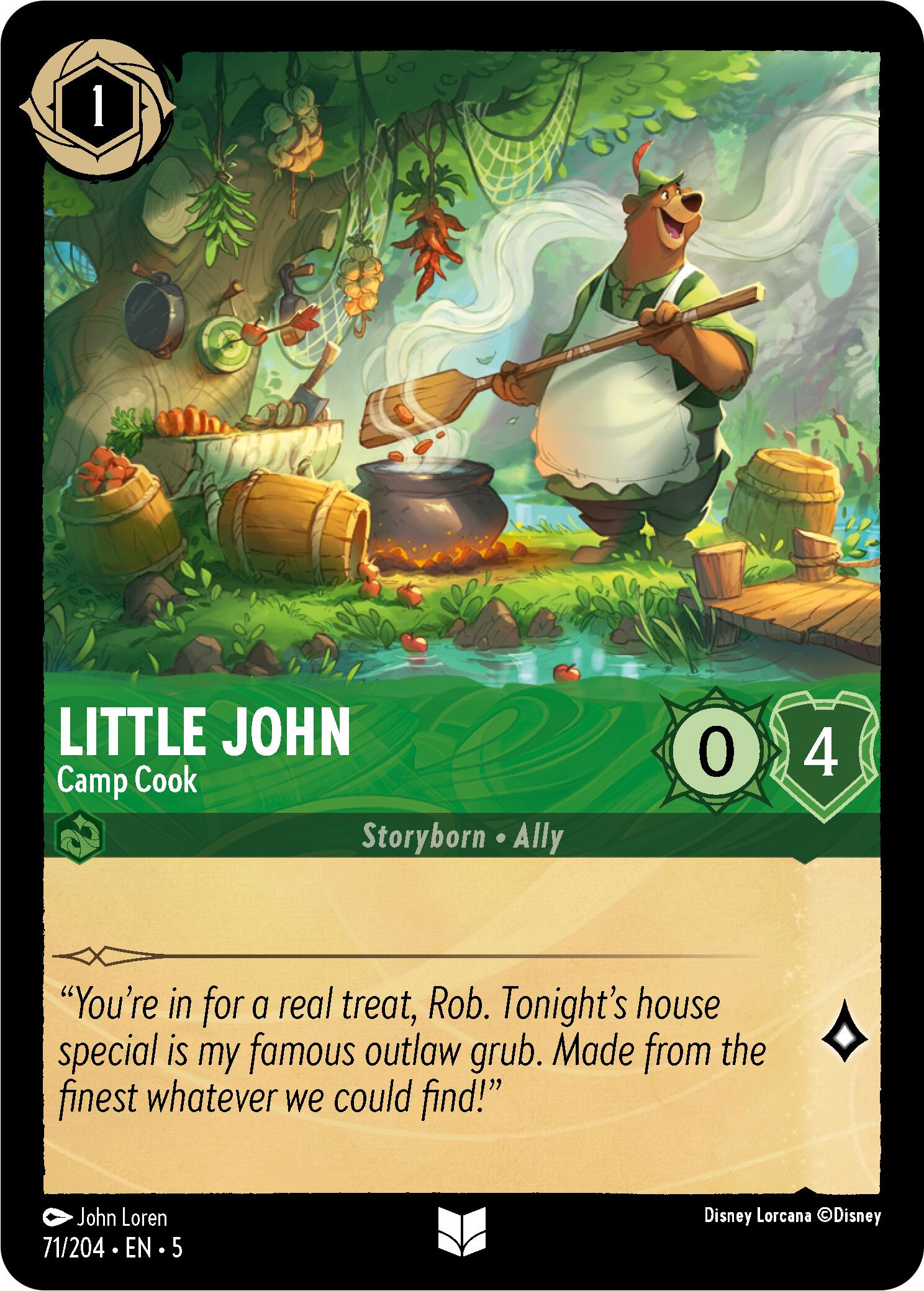 Little John - Camp Cook (71/204) [Shimmering Skies] - Trinity Hobby
