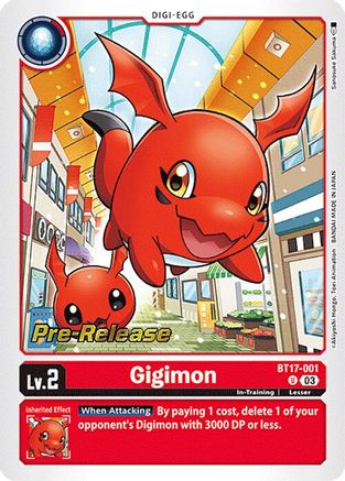 Gigimon [BT17-001] [Secret Crisis Pre-Release Cards] - Trinity Hobby