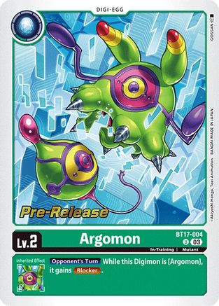 Argomon [BT17-004] [Secret Crisis Pre-Release Cards] - Trinity Hobby